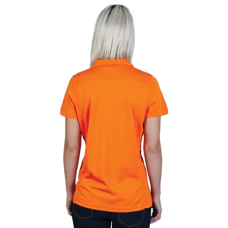 Ladies Matrix Polo - Orange/graphite