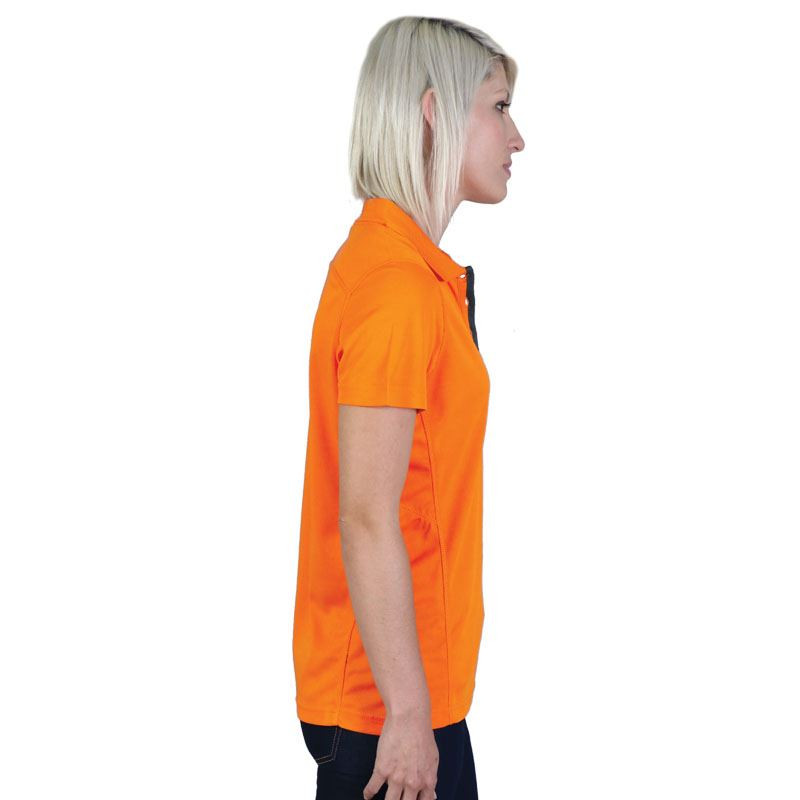 Ladies Matrix Polo - Orange/graphite