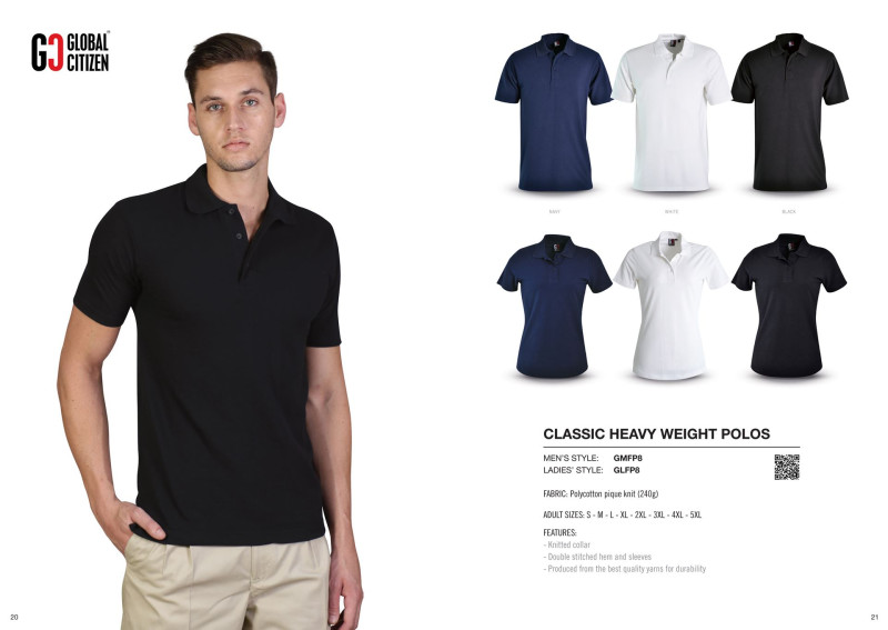 240g Classic Heavy Weight Polo