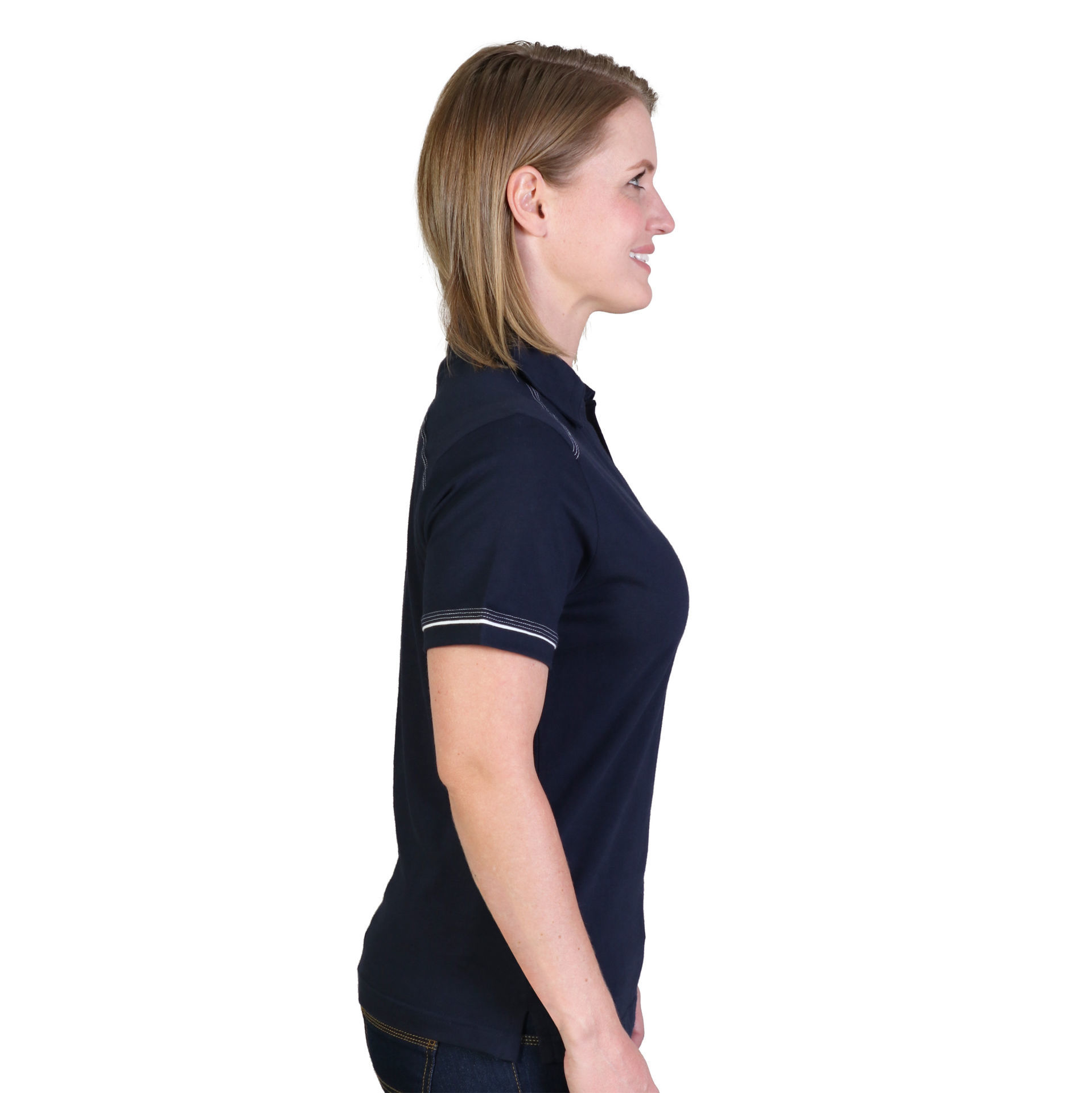 Ladies Flat Piping Polo - End of Range