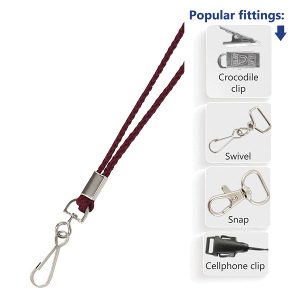 Cord Lanyard unbranded with spilt ring