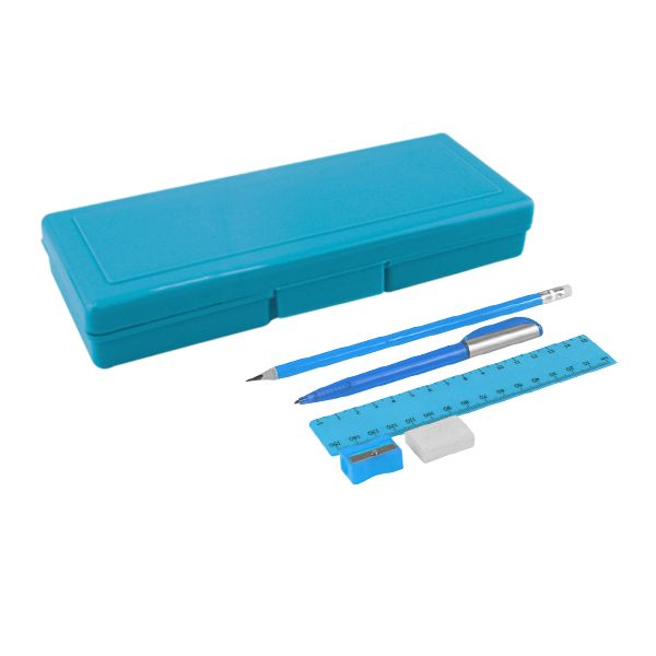 Plastic Stationery Set with 1 colour print