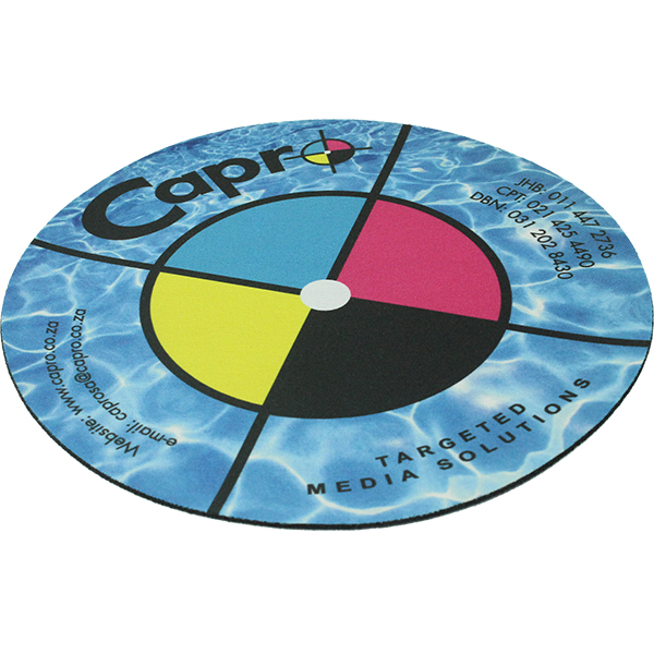 Round Polyester Mousepad with fc