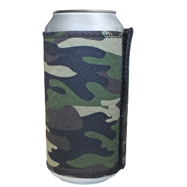 Camouflage Velcro Can Cooler 400ml with FC print