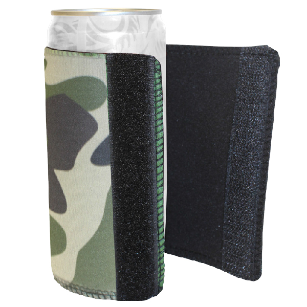 Camouflage Velcro Can Cooler 300ml with FC print