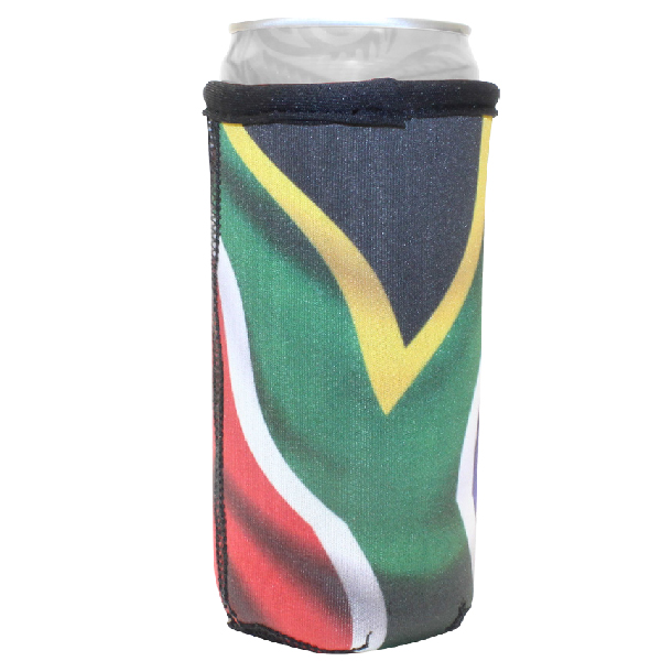 SA Flag Can Cooler 300ml with FC Sublimation