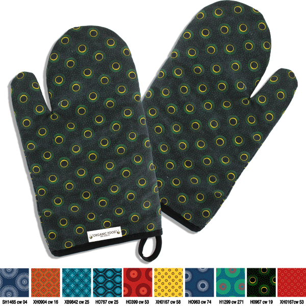 Shweshwe Baker Oven Glove with FC Tag | Best Branding South Africa