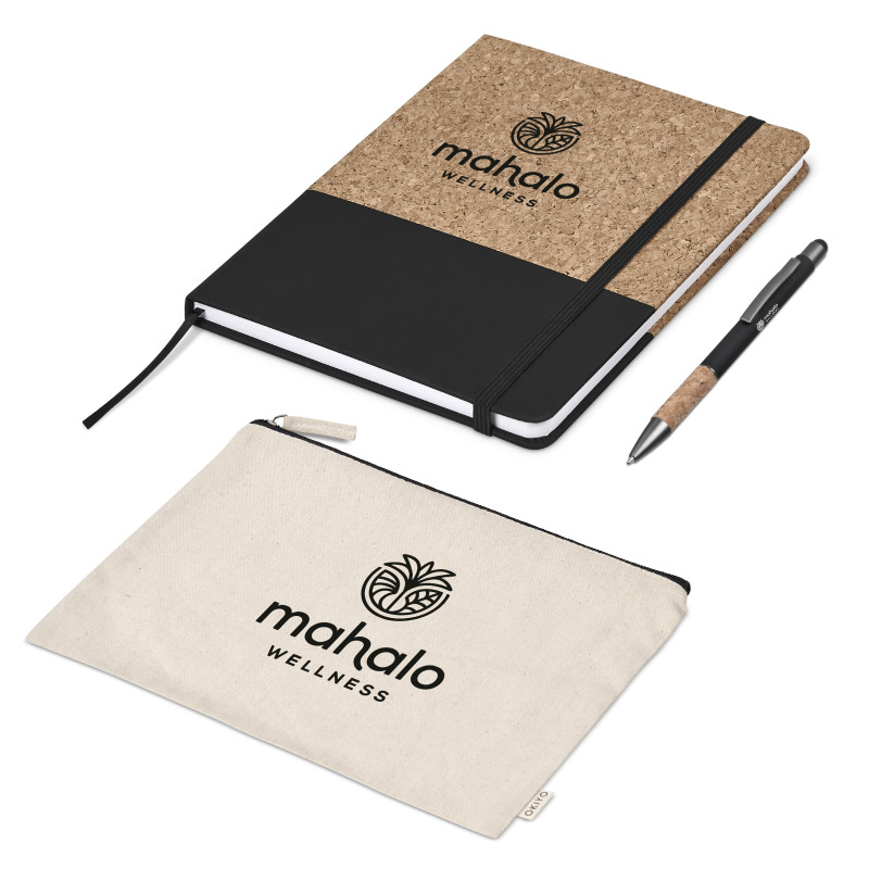 Okiyo Denki Cork Notebook & Pen Set