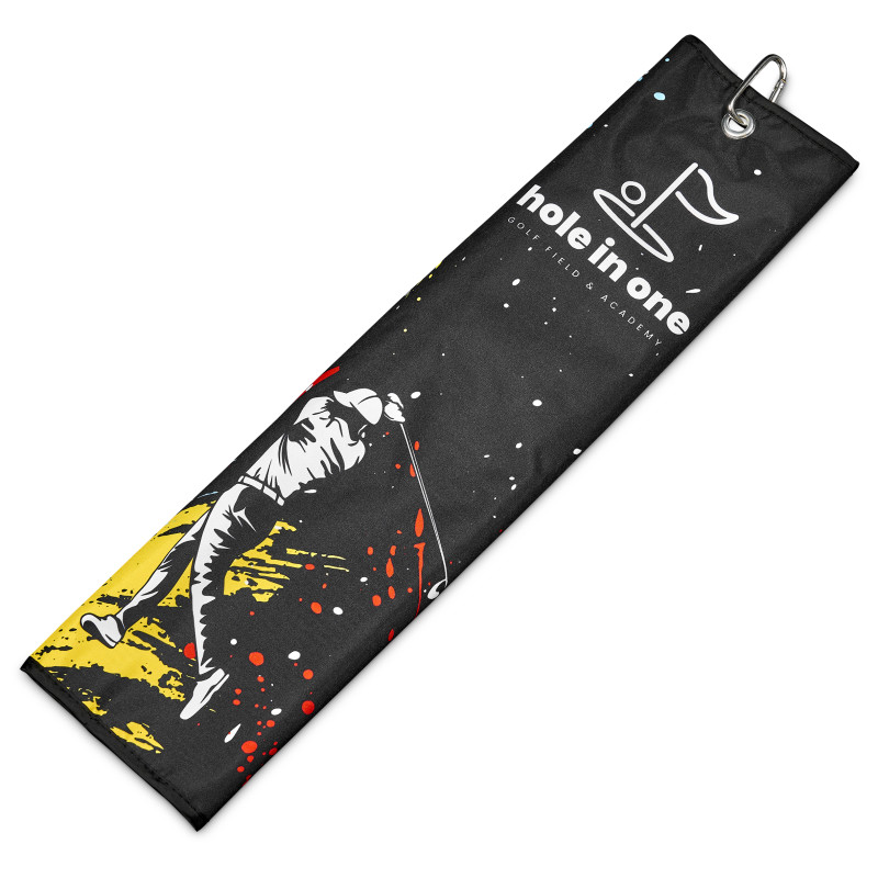 Pre-Printed Sample Hoppla Xander Golf Towel