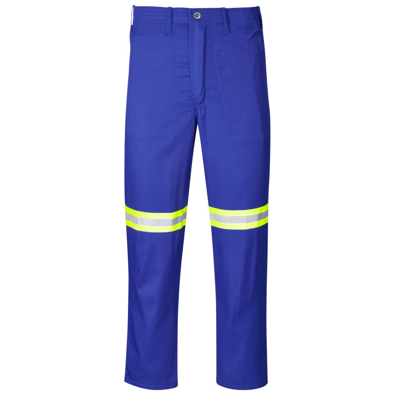 Trade Polycotton Pants - Reflective Legs - Yellow Tape