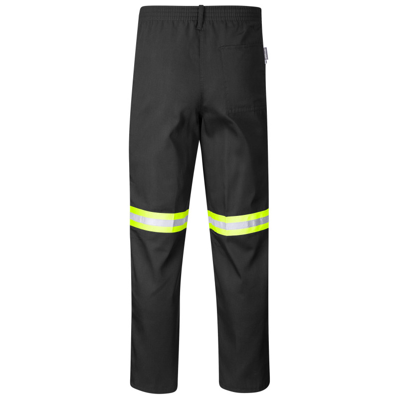 Trade Polycotton Pants - Reflective Legs - Yellow Tape