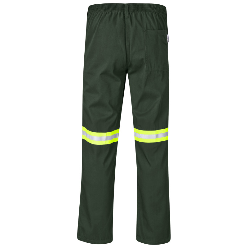 Site Premium Polycotton Pants - Reflective Legs - Yellow Tape