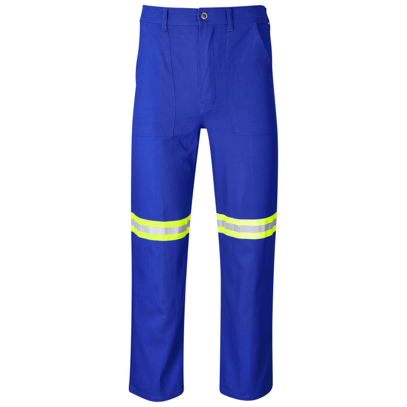 Artisan Premium 100% Cotton Pants - Reflective Legs - Yellow Tape