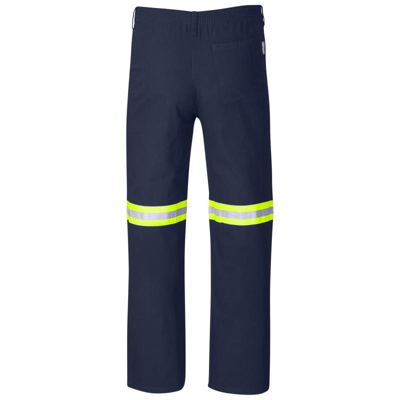 Artisan Premium 100% Cotton Pants - Reflective Legs - Yellow Tape