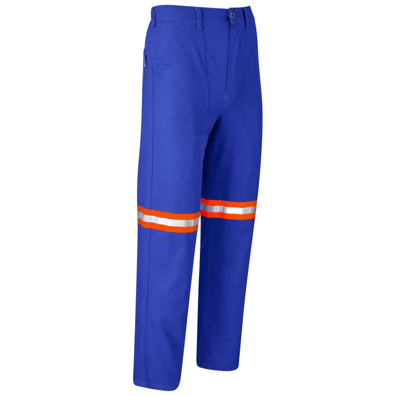 Artisan Premium 100% Cotton Pants - Reflective Legs - Orange Tape