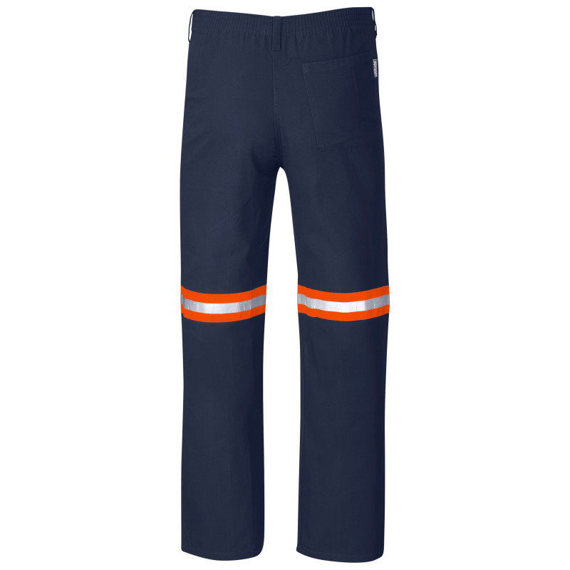 Artisan Premium 100% Cotton Pants - Reflective Legs - Orange Tape