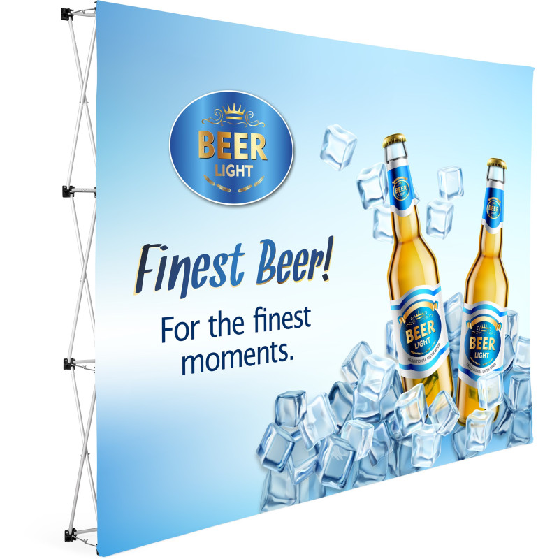 Legend Straight Banner Wall 3m x 2.25m