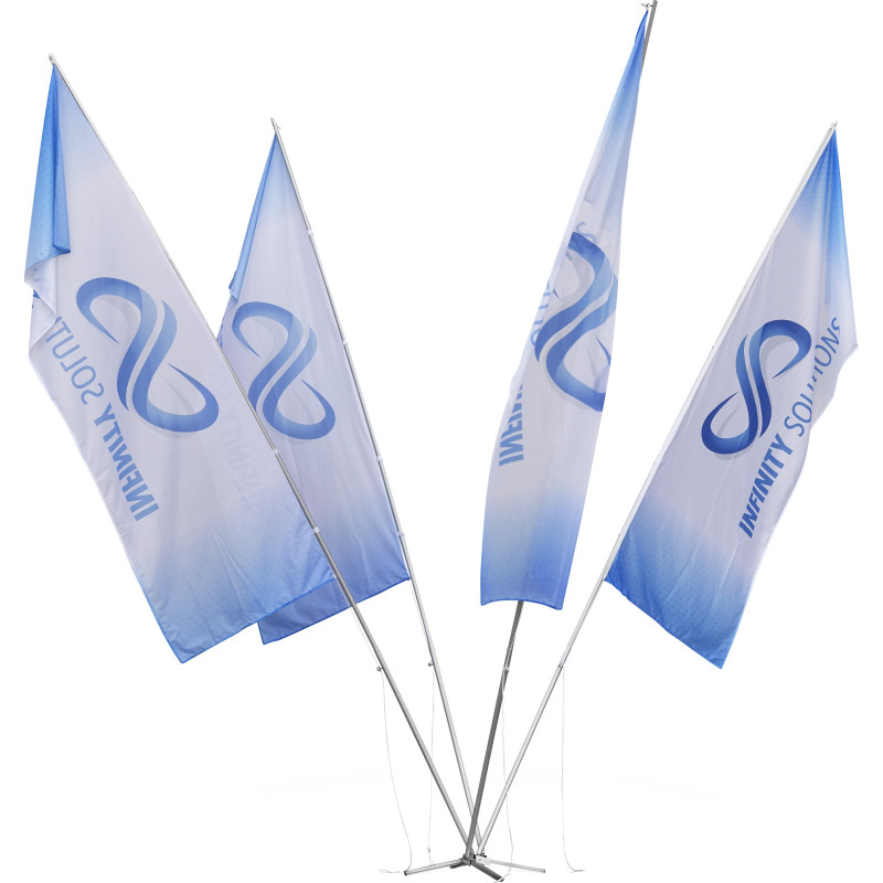 Champion 4 Flag Fountain 5m Medium (1m x 3m flags)