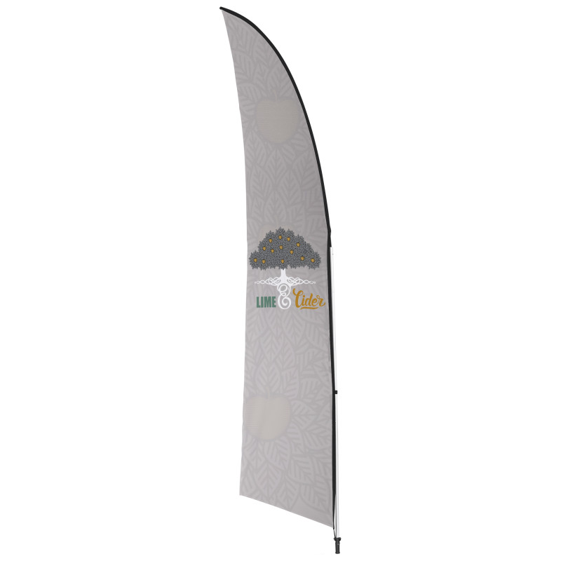 Legend 3M Sublimated Arcfin Double-Sided Flying Banner - 1 complete unit