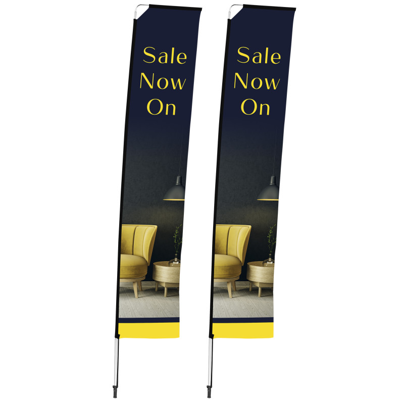 Legend 4m Telescopic Flying Banner (Set of 2)