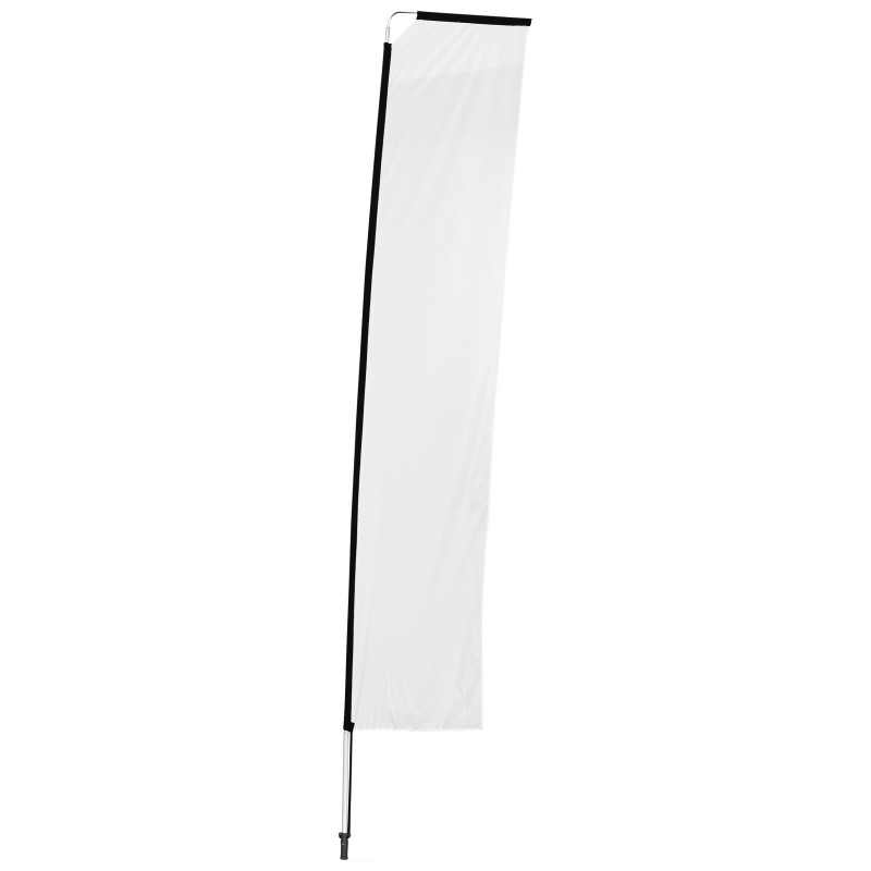 Legend 4M Sublimated Telescopic Double-Sided Flying Banner - 1 complete unit