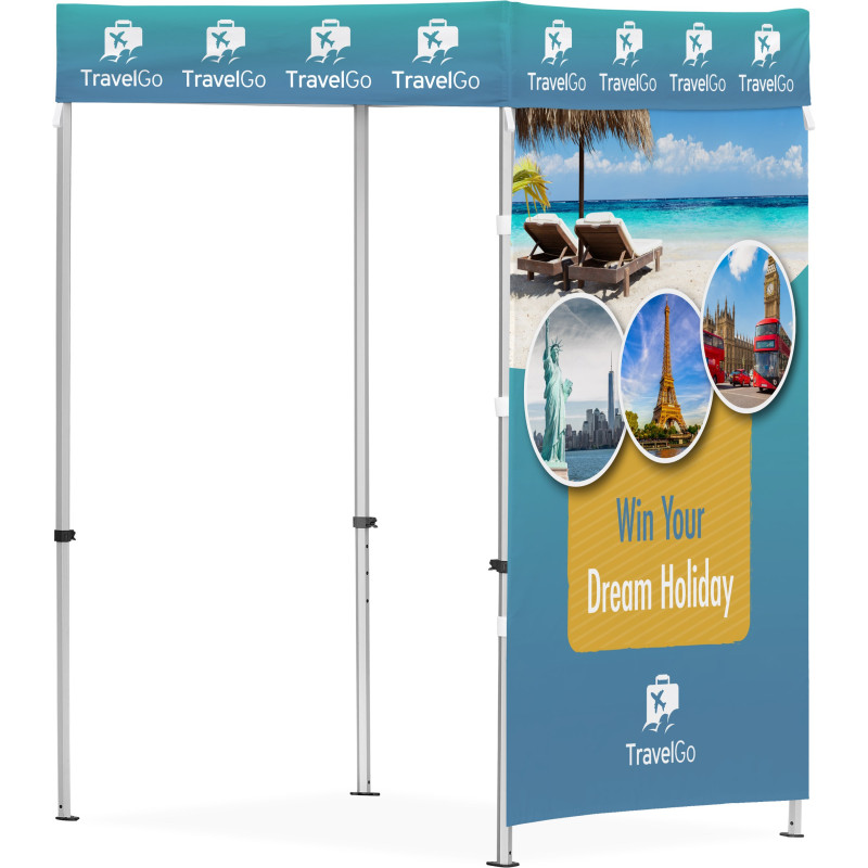 Ovation Sublimated Gazebo 1.5m X 1.5m - 1 Full-Wall Skin