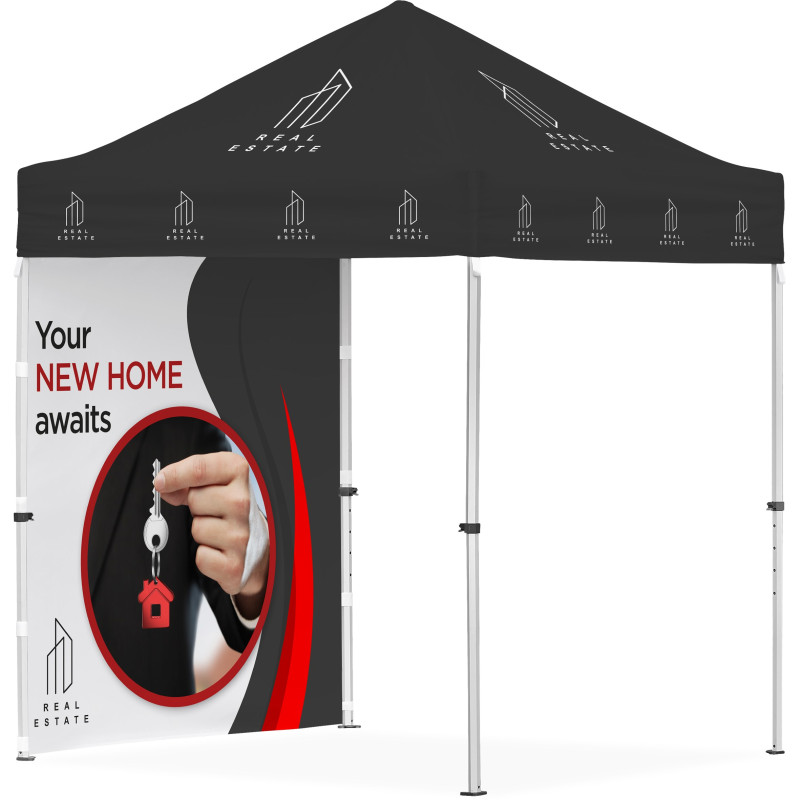 Ovation Sublimated Gazebo 2m X 2m Petite Frame - 1 Full Wall Skin