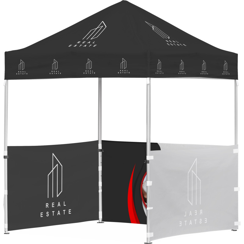 Ovation Sublimated Gazebo 2m X 2m Petite Frame - 3 Half-Wall Skins