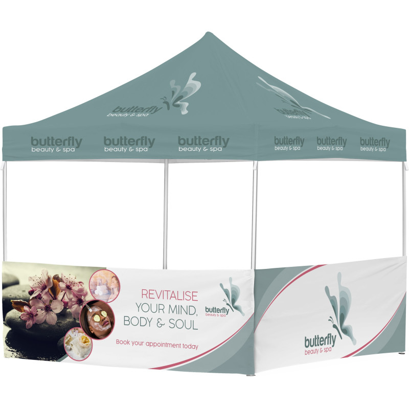 Ovation Sublimated Gazebo 3m X 3m - 2 Half-Wall Skins