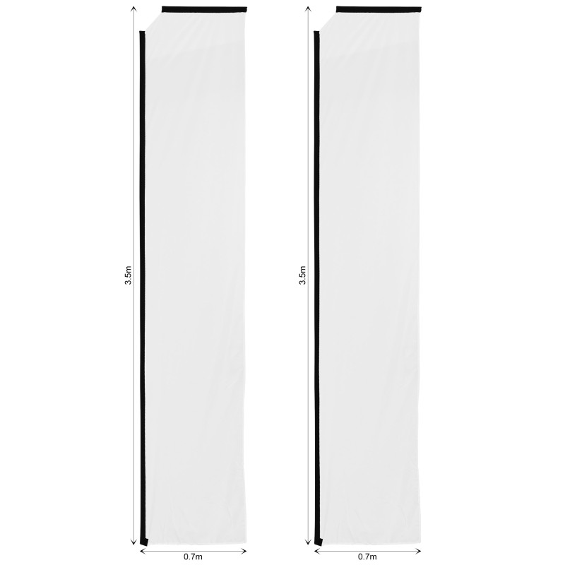 Legend 4m Sublimated Telescopic Flying Banner Skin - Set Of 2 (Excludes Hardware)