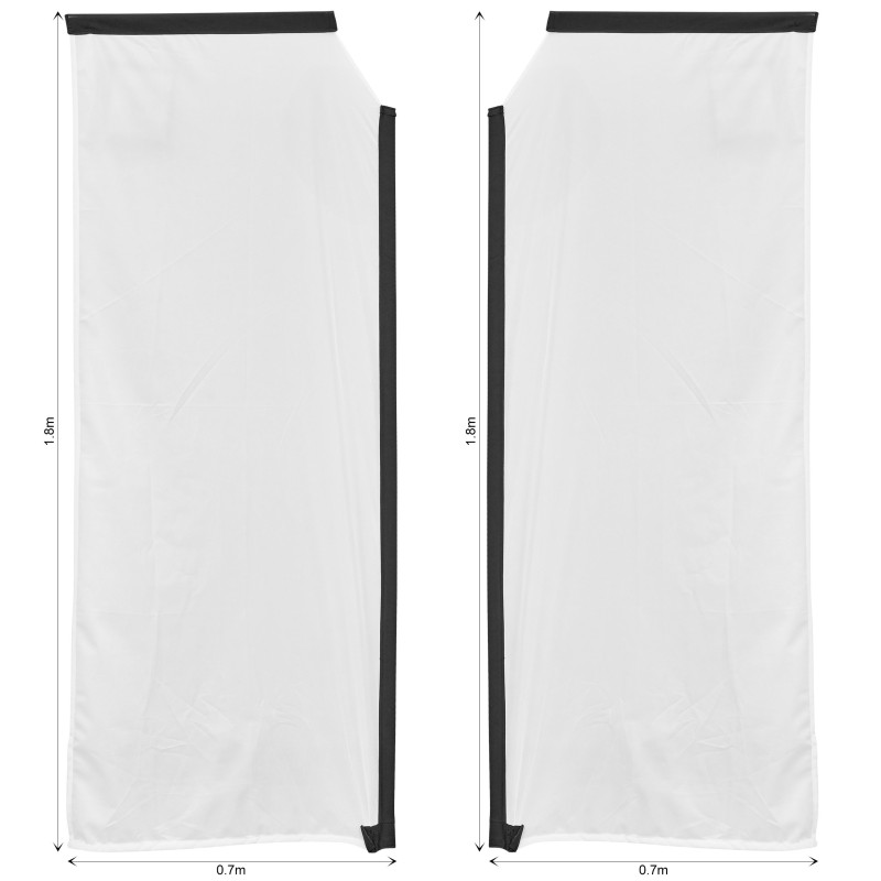 Legend 2m Sublimated Telescopic Double-Sided Flying Banner Skin (Excludes Hardware)