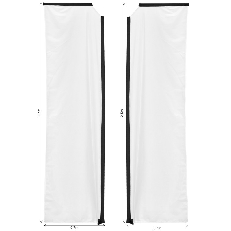 Legend 3m Sublimated Telescopic Double-Sided Flying Banner Skin (Excludes Hardware)