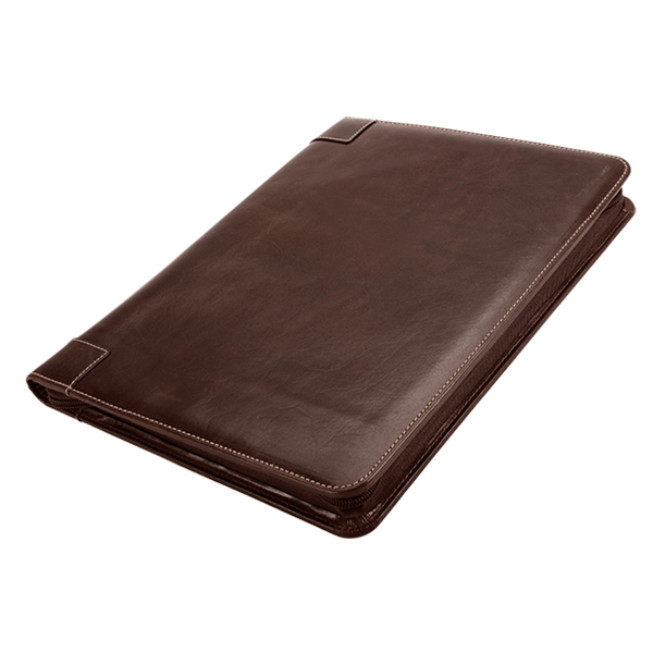 A4 Adpel Leather Zip Around Folder