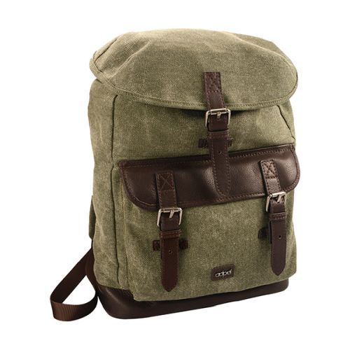 Canvas and Leather Backpack