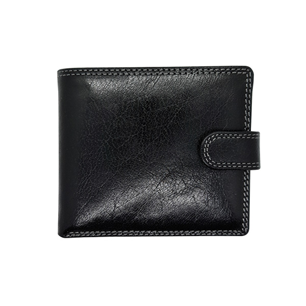 Wallet with Coin Purse & Tab Closure