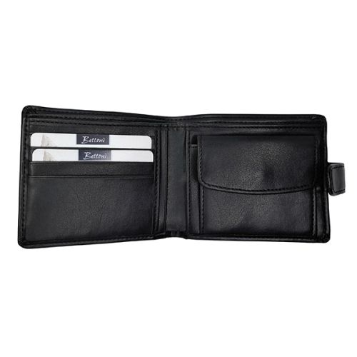 Wallet with Tab Closure & Coin Purse