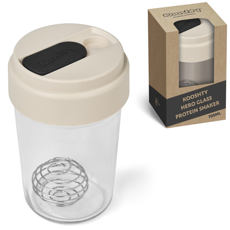 Kooshty Hero Glass Protein Shaker - 700ml