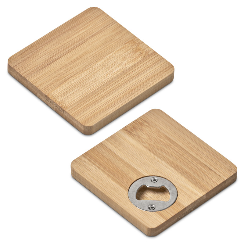 Drifter Bamboo Bottle Opener Coaster