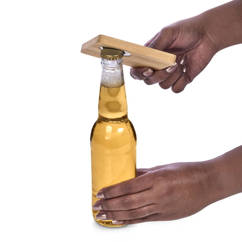 Drifter Bamboo Bottle Opener Coaster