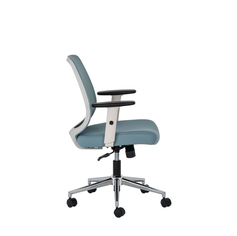 Skye Office Chair - Turquoise/white - 11/ZZ/SKY04