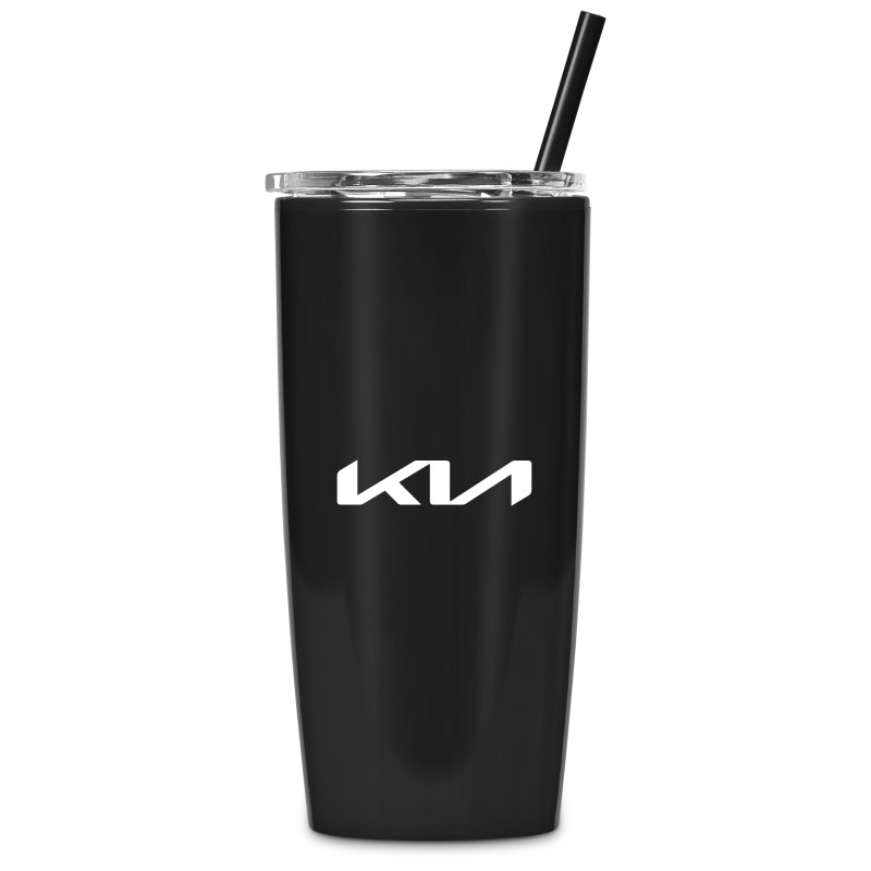 Altitude Daytona Plastic 2-in-1 Double-Wall Tumbler & Straw - 600ml