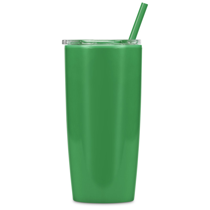 Altitude Daytona Plastic 2-in-1 Double-Wall Tumbler & Straw - 600ml