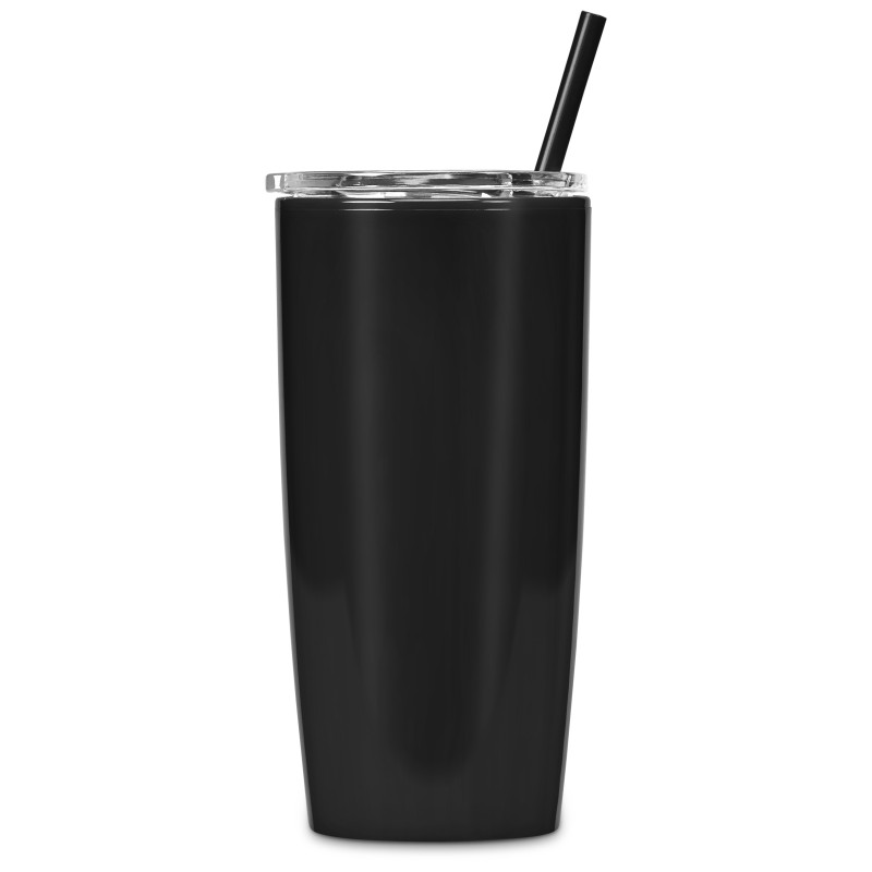 Altitude Daytona Plastic 2-in-1 Double-Wall Tumbler & Straw - 600ml