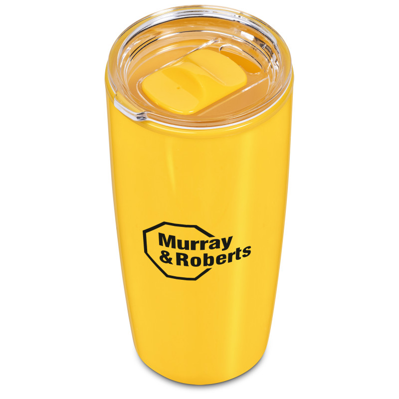 Altitude Daytona Plastic 2-in-1 Double-Wall Tumbler & Straw - 600ml