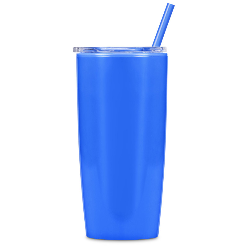 Altitude Daytona Plastic 2-in-1 Double-Wall Tumbler & Straw - 600ml