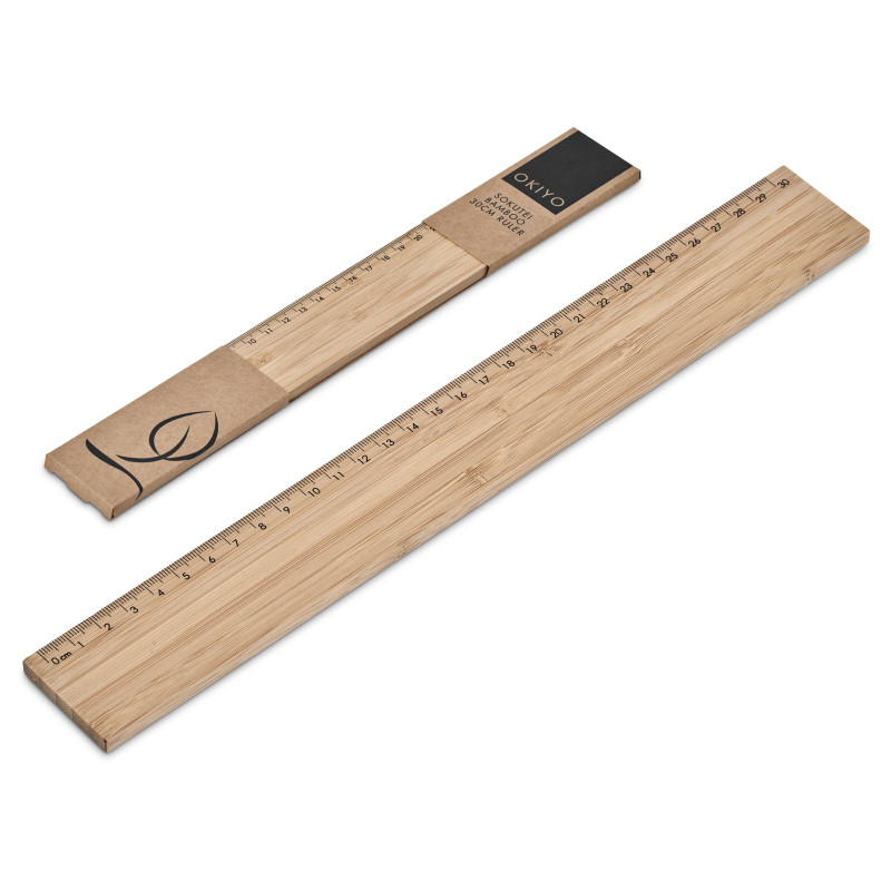 Okiyo Sokutei Bamboo 30cm Ruler