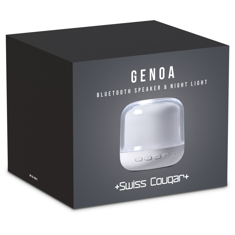 Swiss Cougar Genoa Bluetooth Speaker & Night Light