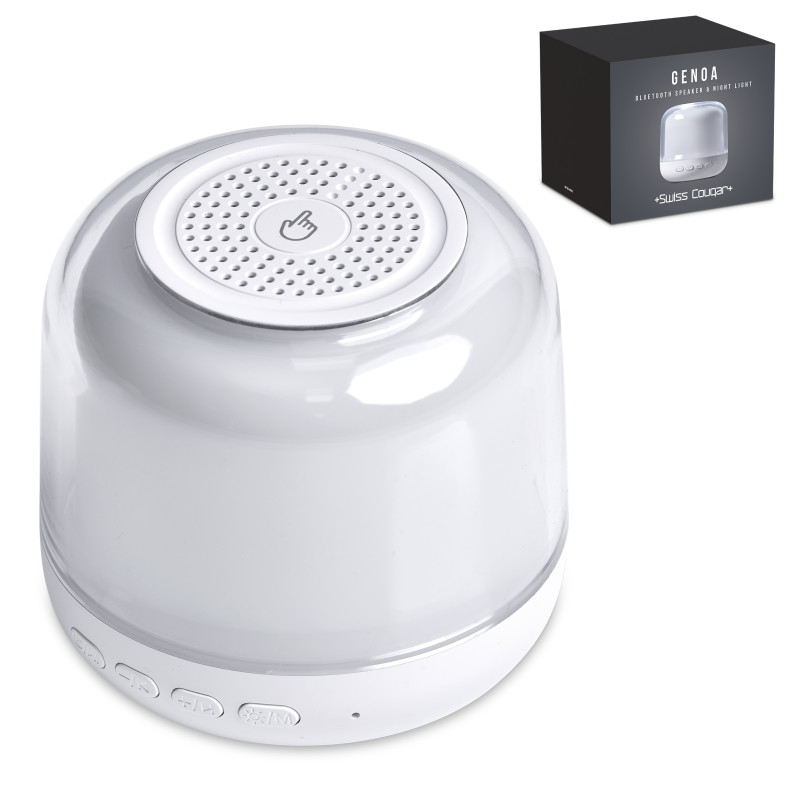 Swiss Cougar Genoa Bluetooth Speaker & Night Light