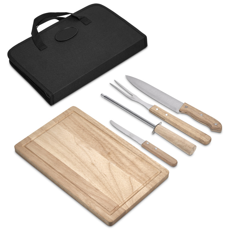 Brenton 5-Piece Braai & Carving Set