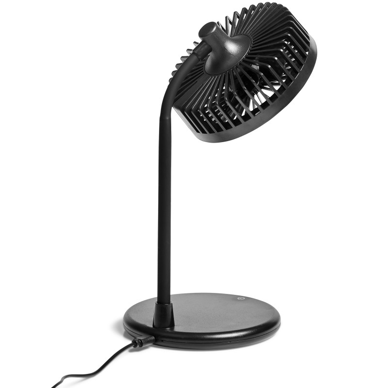 Light Breeze LED Ring Light Desk Fan